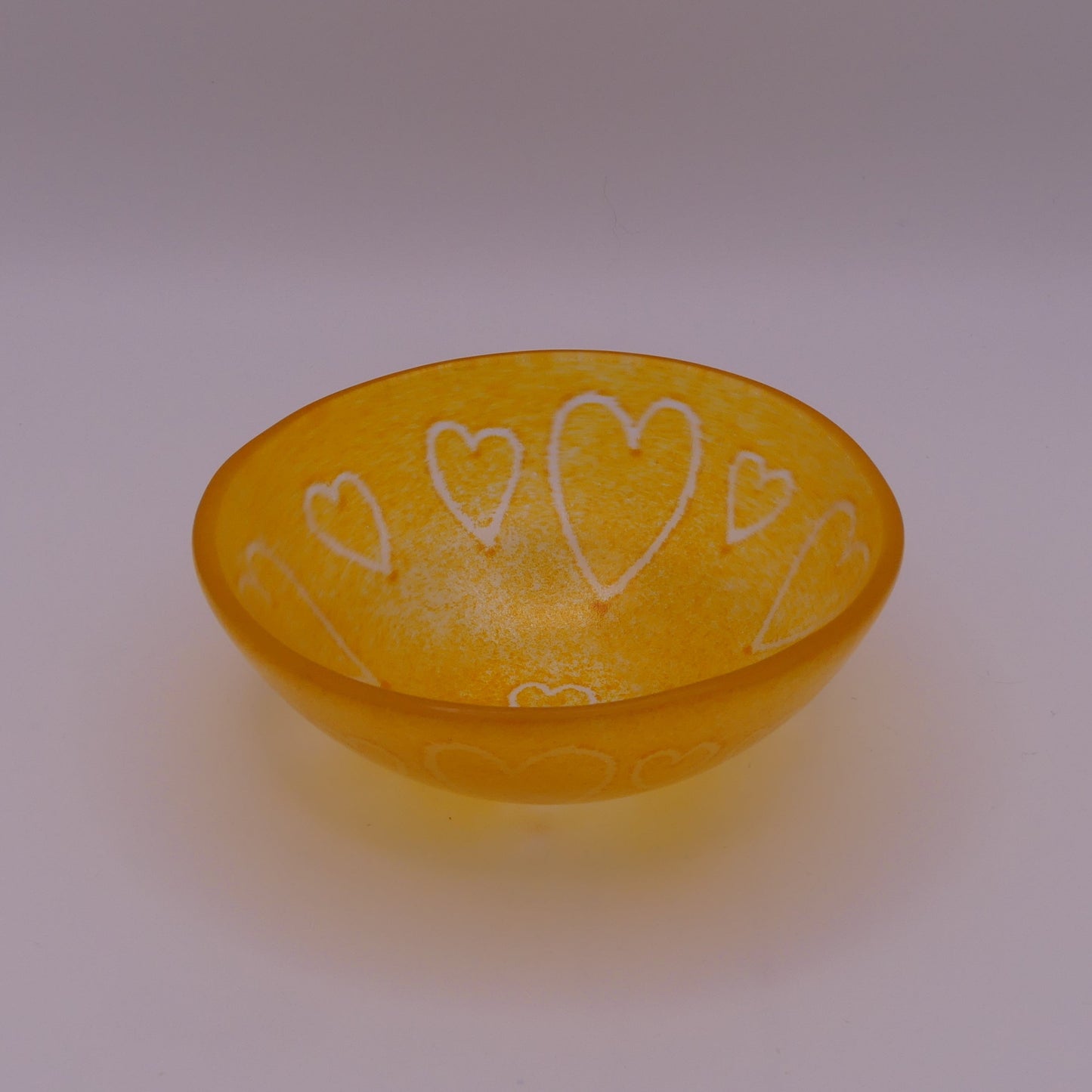 Bol coeur orange