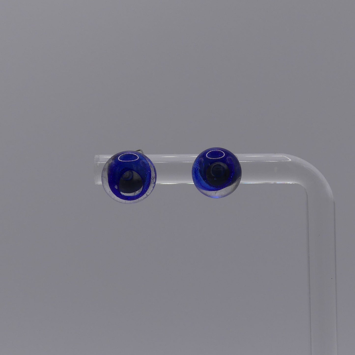 Clous d'oreilles bleu