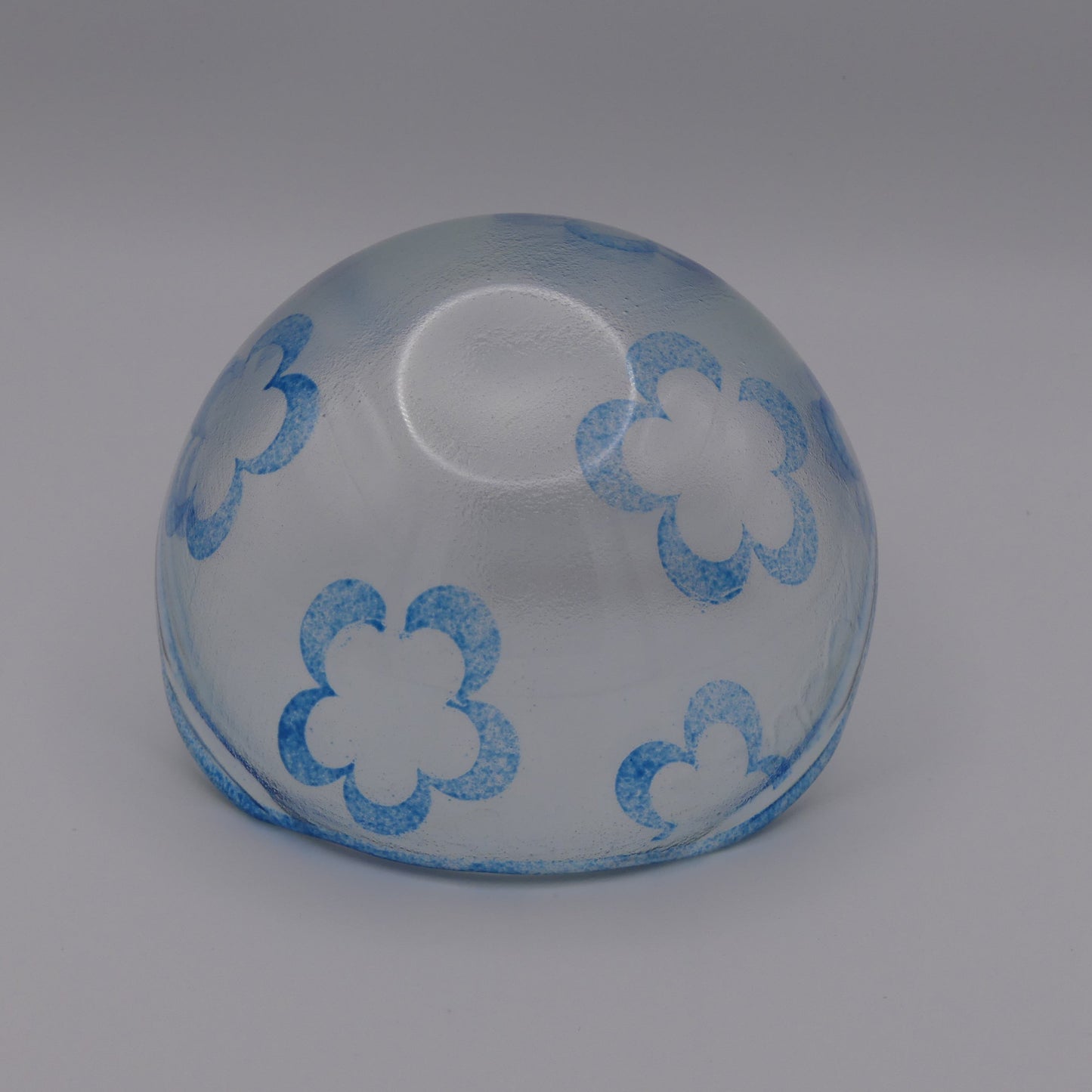 Bol haut fleur bleu