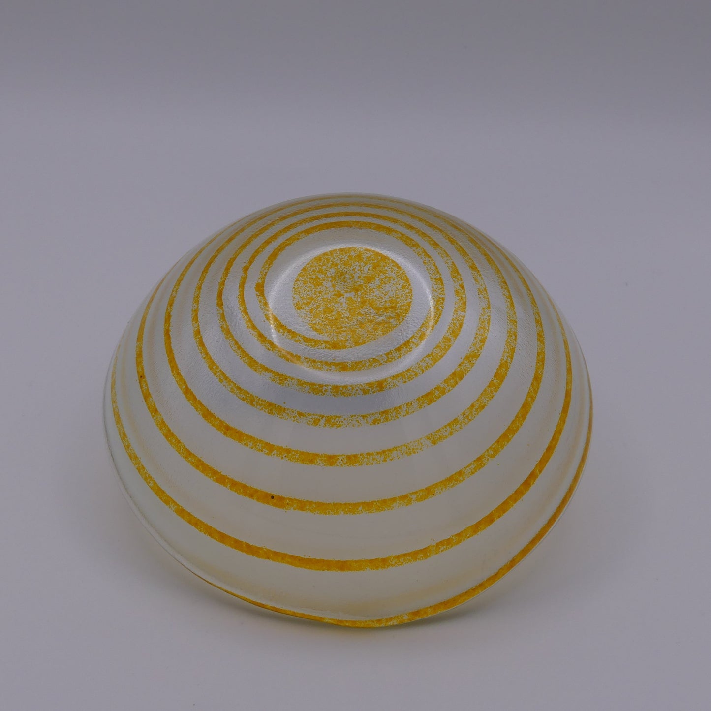 Bol spirale orange transparent