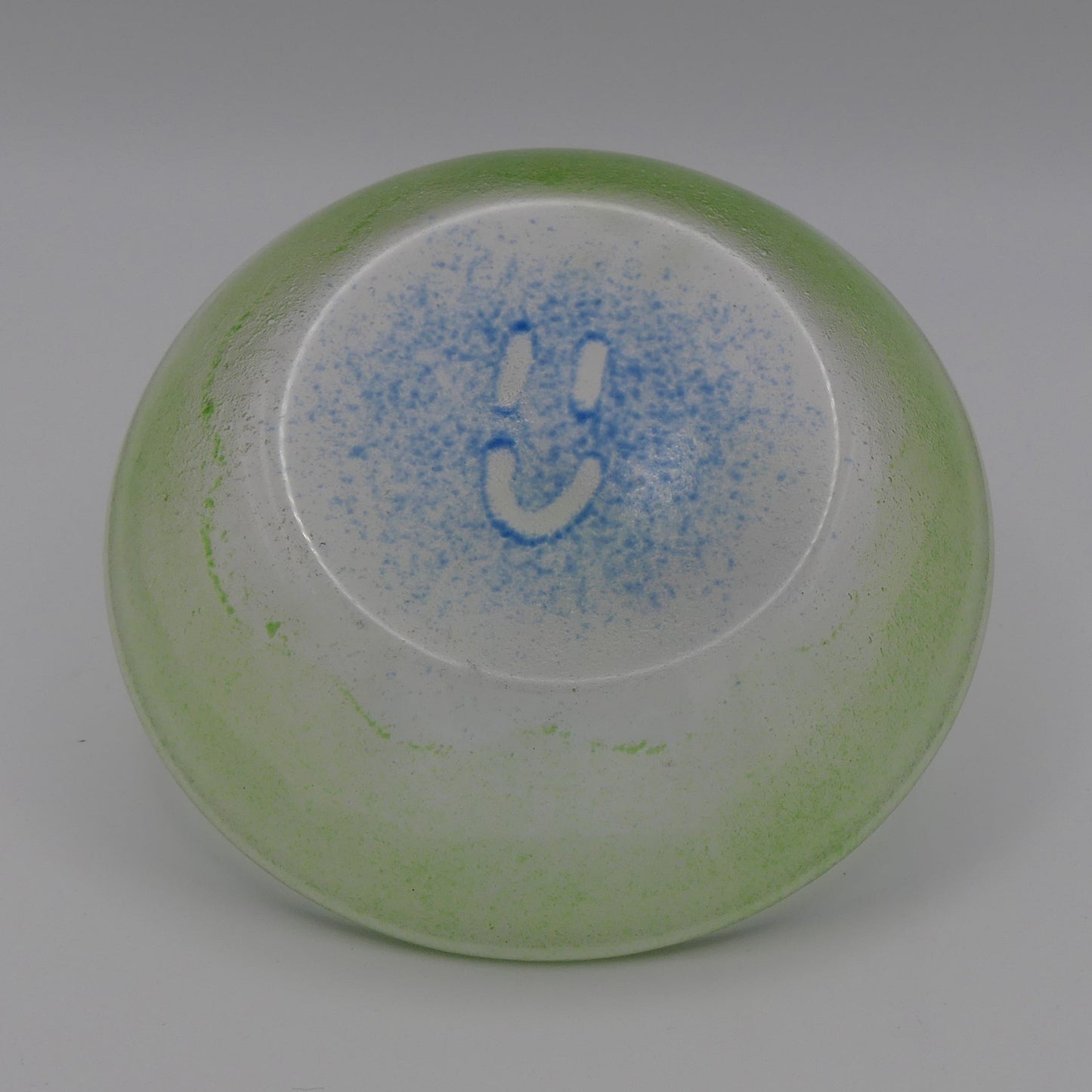 Coupelle smiley bleu vert