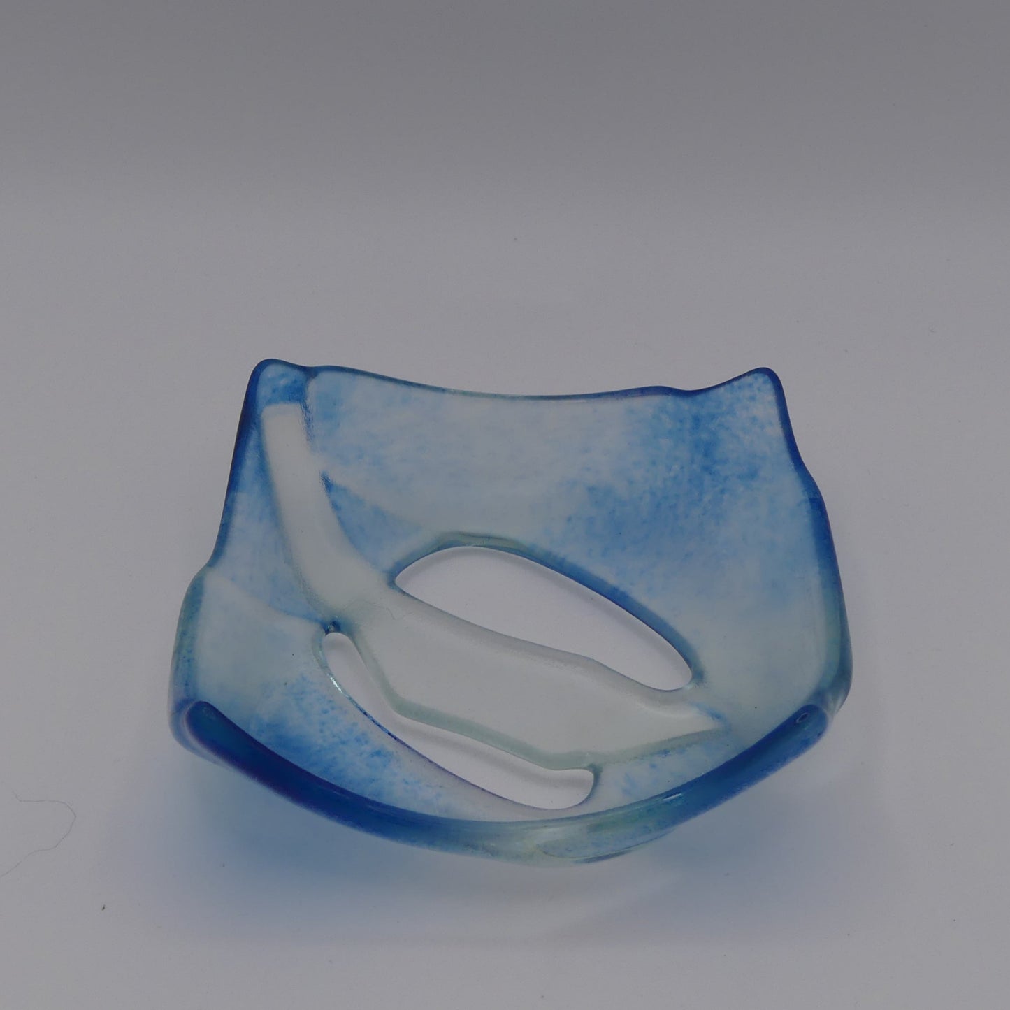 Bougeoirs ajourés bleu