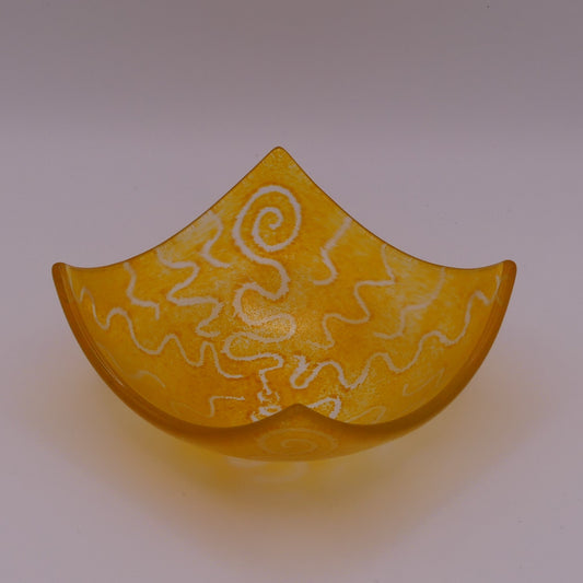 Coupelle spirale orange