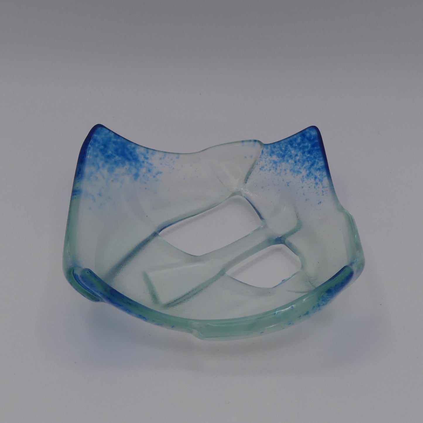 Bougeoirs ajourés bleu