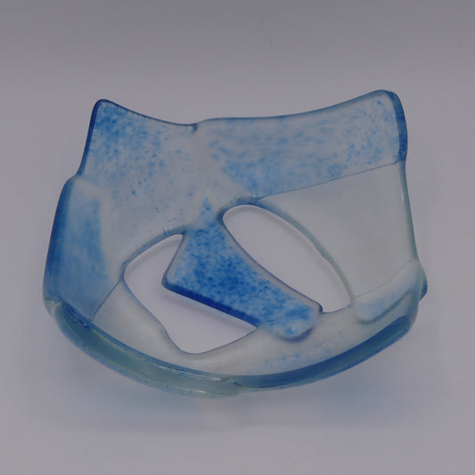 Bougeoirs ajourés bleu