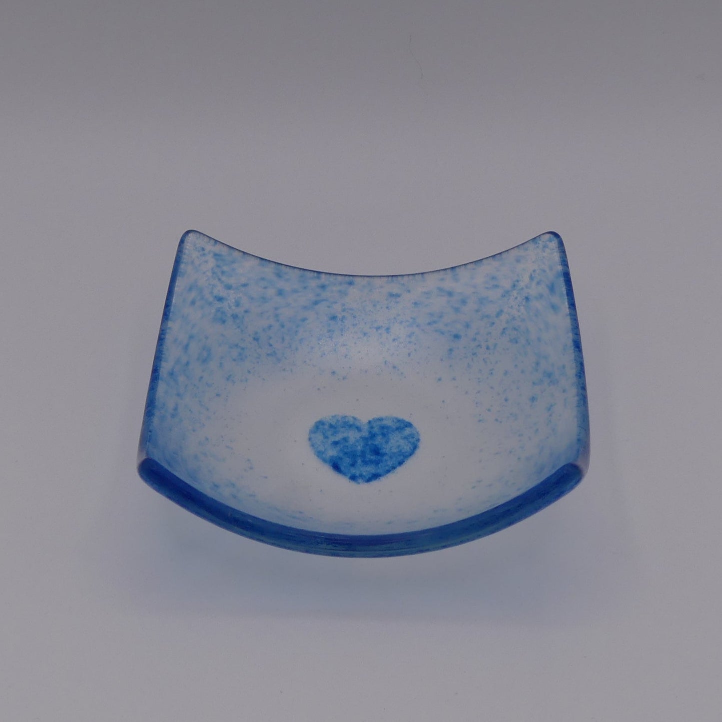 Coupelle coeur bleu