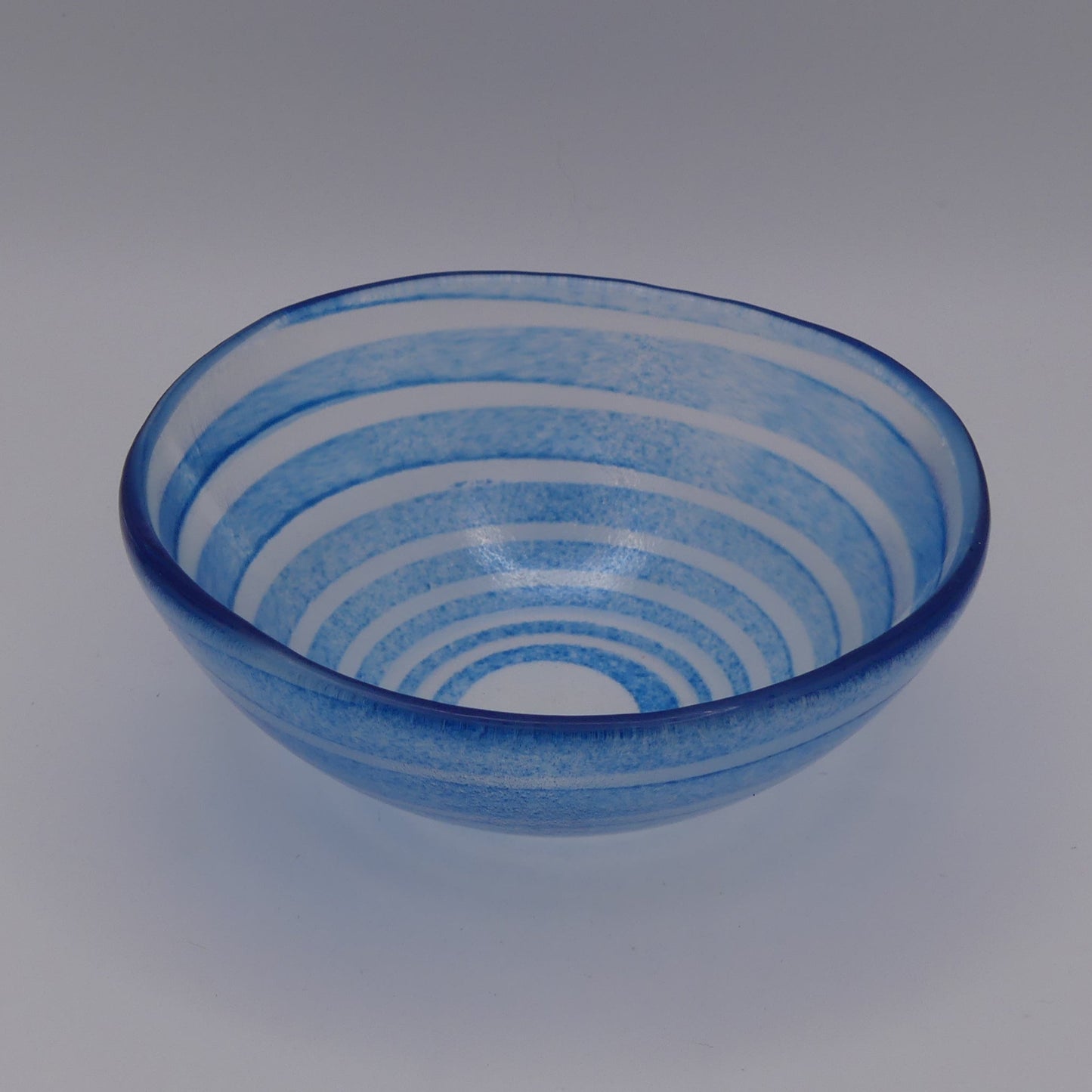 Bol spirale bleu