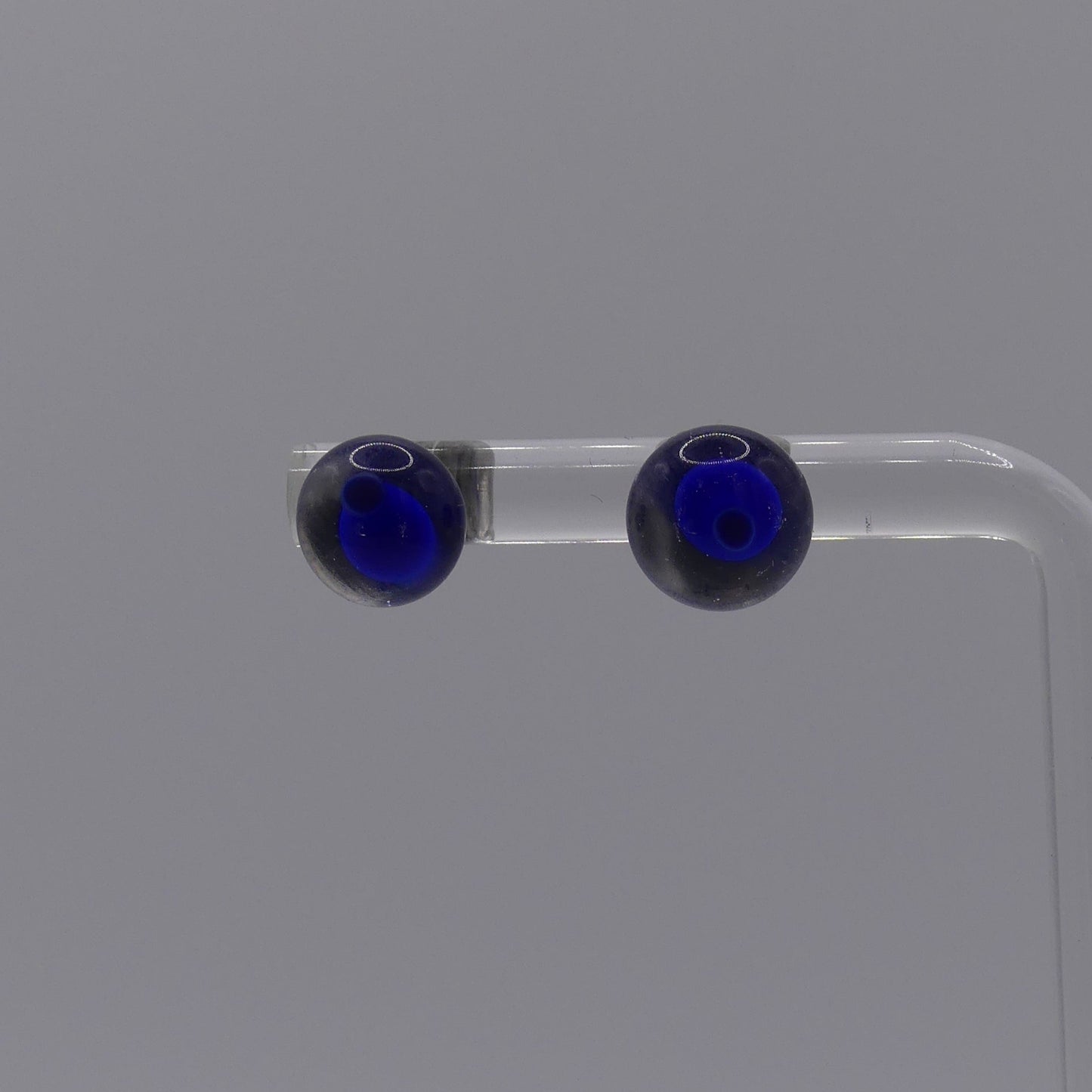 Clous d'oreilles bleu
