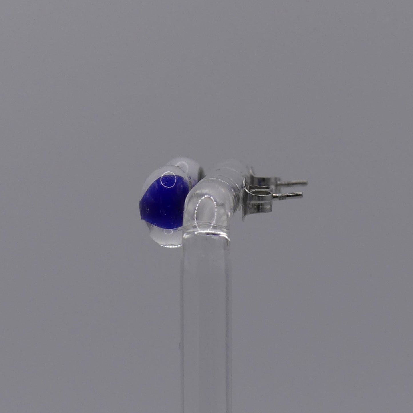 Clous d'oreilles bleu