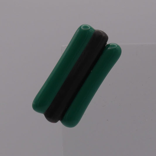 Broche vert gris