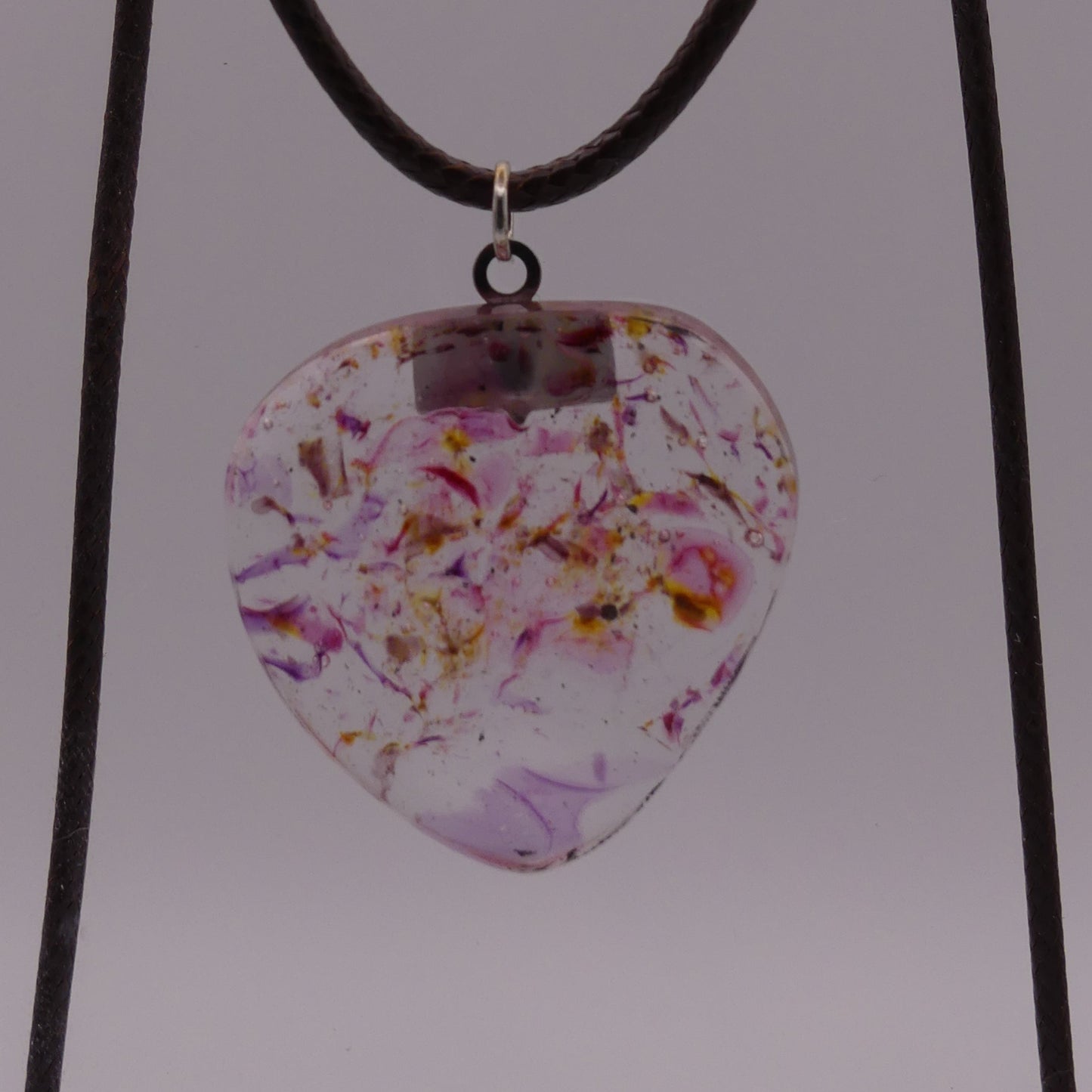 Collier orange violet