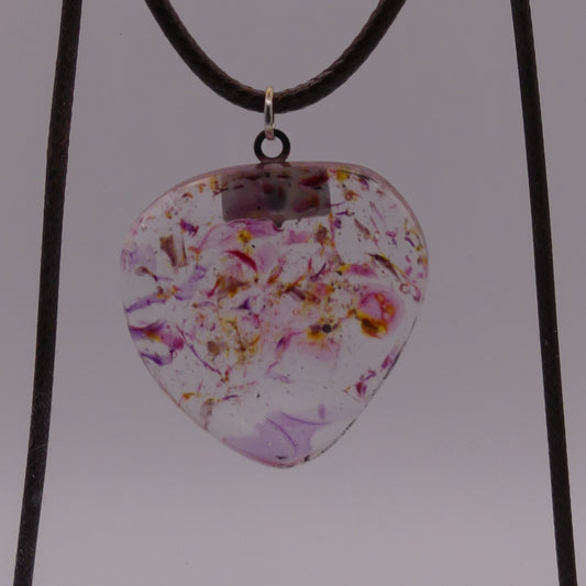 Collier orange violet