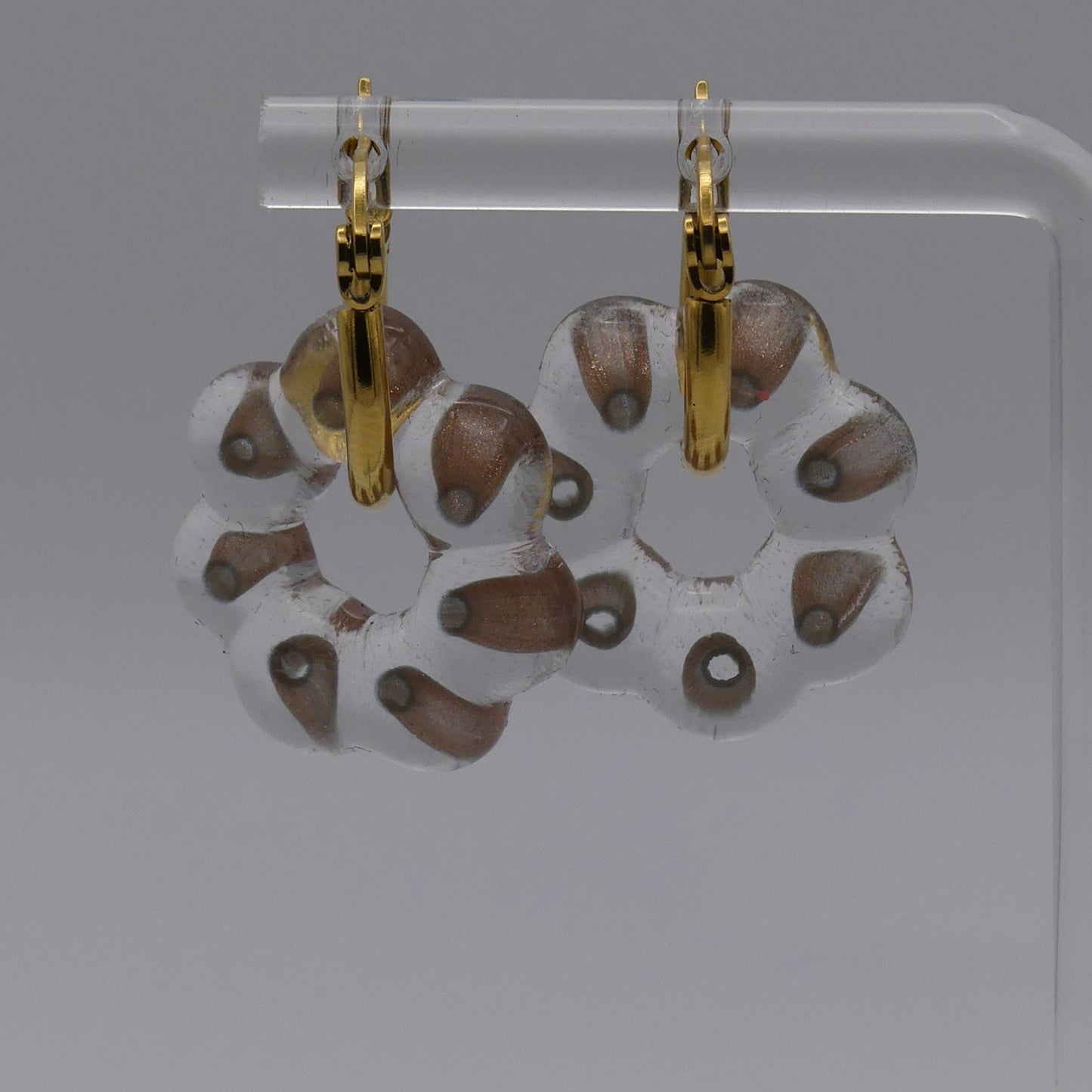 Boucles d'oreilles doré