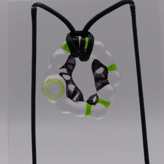 Collier vert noir