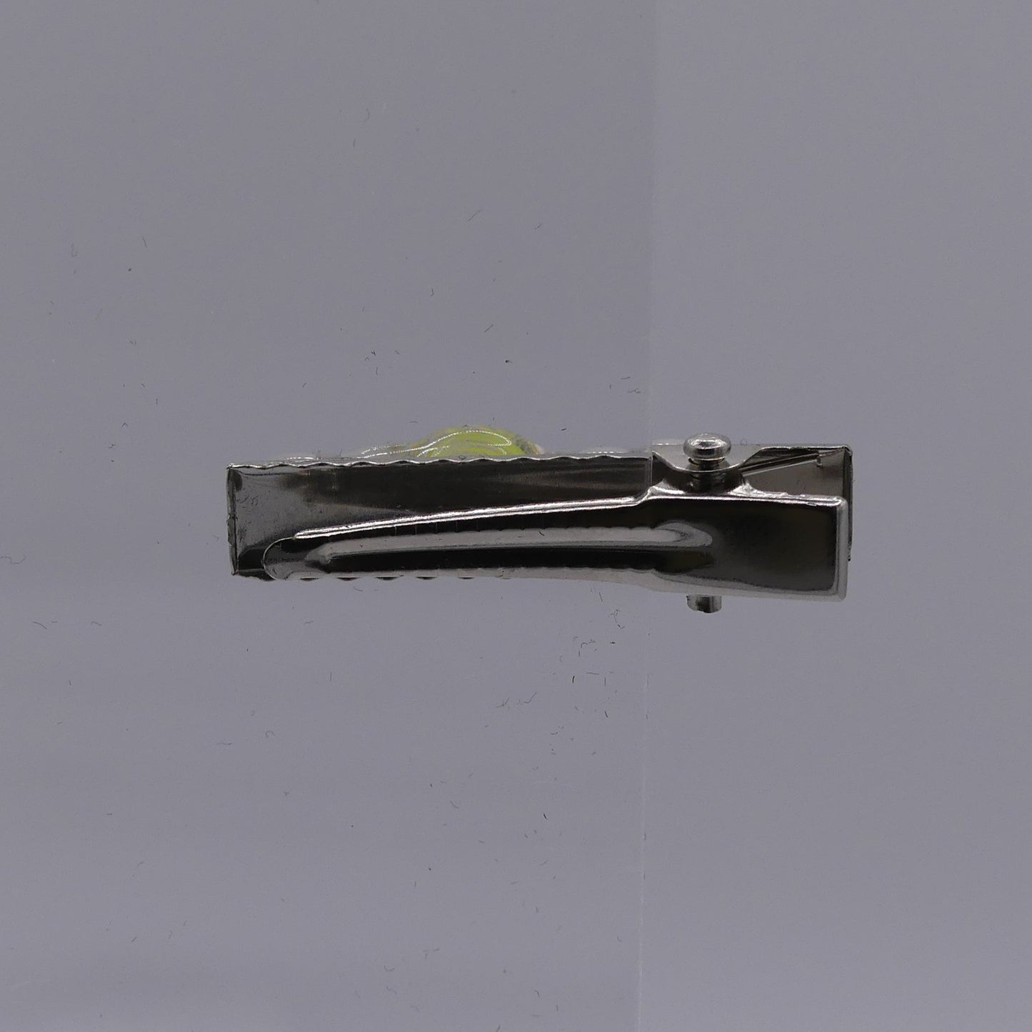 Pince à cheveux vert blanc