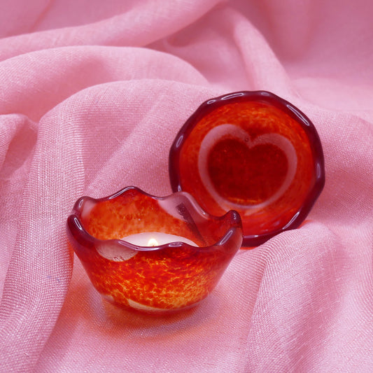 Bougeoir coeur d'artichaut