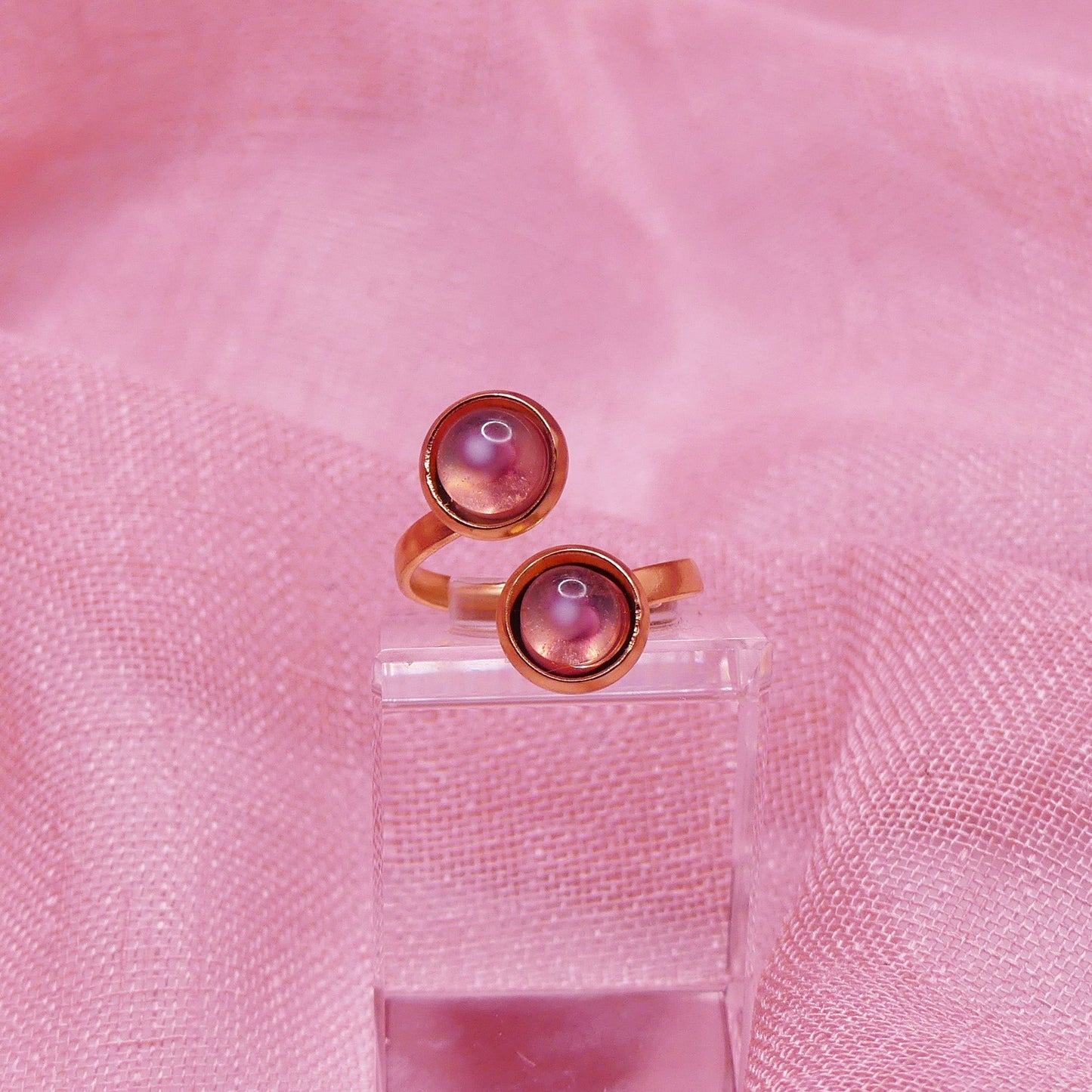 Bague rose