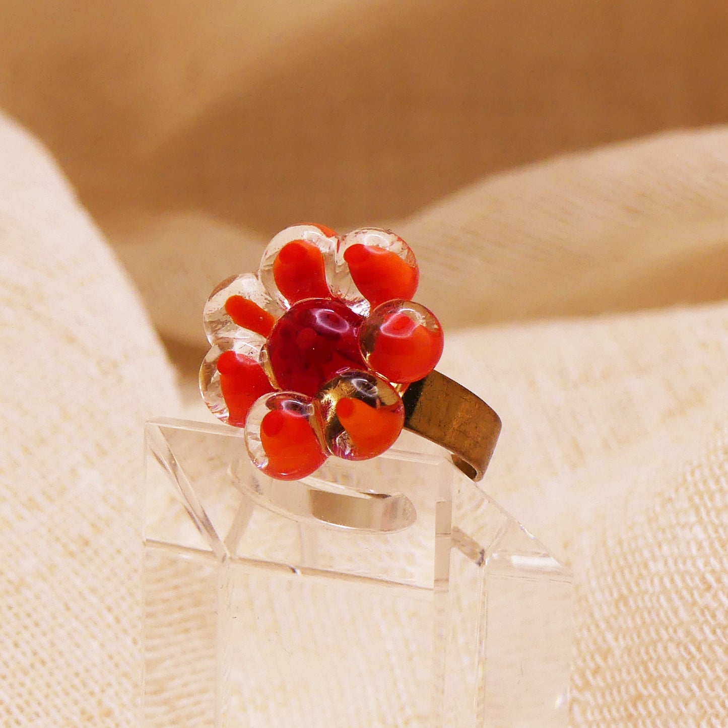 Bague orange