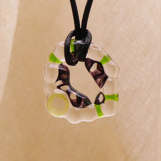 Collier vert noir